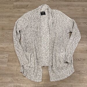 Abercrombie & Fitch Women's Marled Gray Cardigan